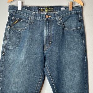 Ariat M5 Rebar Straight Leg Denim Jeans Size 34x31